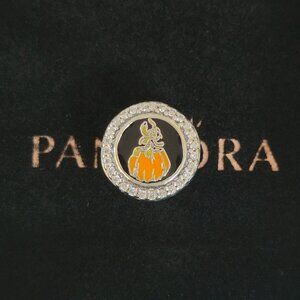 Pandora Pluto Pumpkin Boo Button Charm Halloween 2024 Exclusive Charm Bead